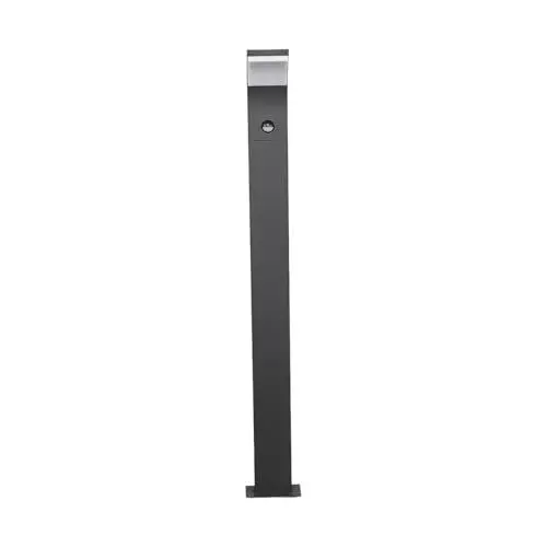 Produktbild: Lucande LED Wegeleuchte/Pollerleuchte mit Bewegungsmelder, Höhe 100cm Wegelampe spritzwassergeschützt IP54 6W Außenleuchte
