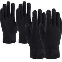 Produktbild: LucaSng Strickhandschuhe Winter Handschuhe Herren Damen Touchscreen Winterhandschuhe Flexible und Angenehm Weiche Fingerhandschuhe