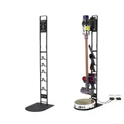Produktbild: Luchs Ständer für Dyson Rowenta Philips Xiaomi Akkusauger - Organizer für Dyson V6,V7,V8,V10,V11,DC30,DC31,DC34,DC35 Standfuß Halterung Rahmen - Robo (Schwarz)