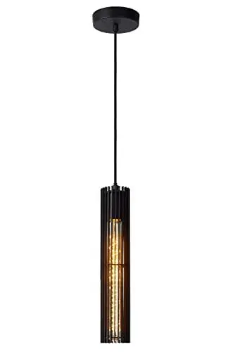 Produktbild: LUCIDE LIONEL - Pendelleuchten - Ø 6,5 cm - 1xE27 - Schwarz