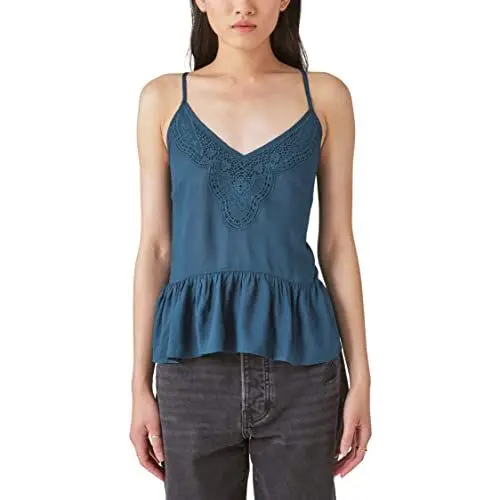 Produktbild: Lucky Brand Damen Besticktes Cami, Reflektierender Teich, XX-Large