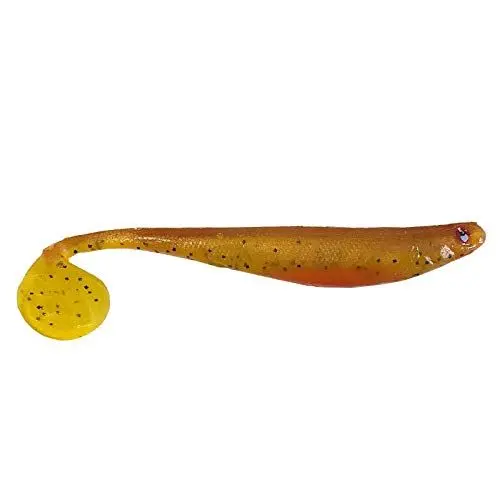 Produktbild: Lucky Craft Opti Shad Gummifische (5cm, 10cm, 18cm), Raubfischköder, Angeln auf Raubfisch, Hechtköder, Kunstköder für Hecht, Zander, Barsch, Länge:18cm, Farbe:Tiger Perch