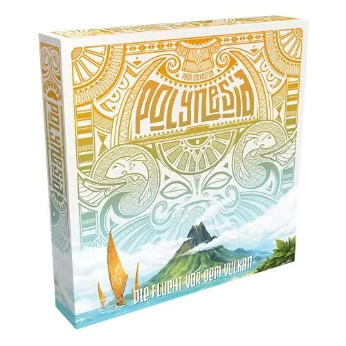 Produktbild: Ludonova, Polynesia – Die Flucht vor dem Vulkan, Familienspiel, Brettspiel, 2-4 Spieler, Ab 12+ Jahren, 75+ Minuten, Deutsch