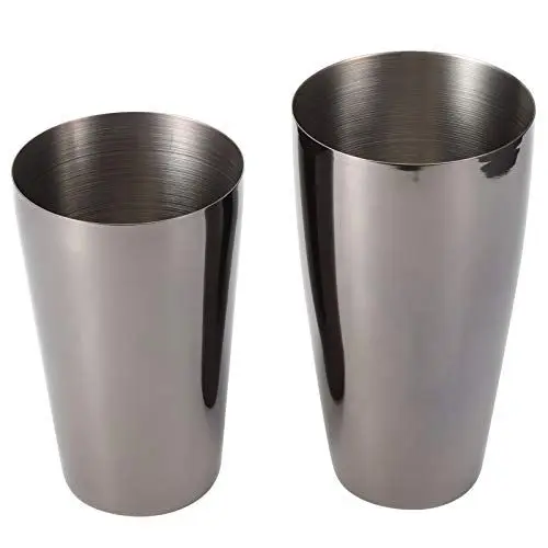 Produktbild: Lufodon Professionelles Cocktail-Shaker Set - 304 Edelstahl Mixer für Barkeeper - Resistent mit eleganter Galvanik Edelstahl Cocktail Shaker Cup