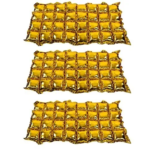 Produktbild: JTLB Luftballons aus Aluminiumfolie, Einfach zu Verwenden, Luftballons, Party-Hintergrund Party-Dekoration, Fotohintergrund, 3 Stück (Gold)
