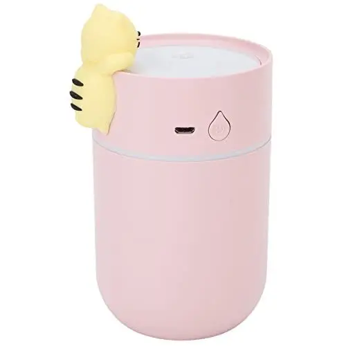 Produktbild: Luftbefeuchter Mini USB Air Humidifier Ruhig Luftbefeuchter 300ml, Desktop Luftbefeuchter Wasserlose Automatische Abschaltung Led Licht Luft Feuchtigkeits für Zuhause/Schlafzimmer/Büro