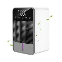 Produktbild: Luftentfeuchter 1500ML, jialexin Tragbar Entfeuchter Energiesparend, Schlafmodus, Timer für Schlafzimmer, Bad, Home - Gegen Feuchtigkeit, Schimmel