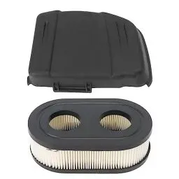 Produktbild: Luftfilterabdeckung & 594106 594575 Luftfiltersatz, ABS-Luftfilterabdeckung Rasenmäher-Ersatzteile, Luftfilter-Patronenfilter, Kompatibel mit 650EXI 675EXI 675IS Rasenmäher (Abdeckung und Luftfilter)