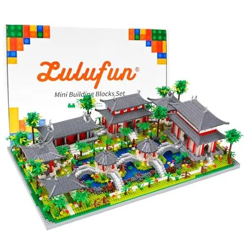 Produktbild: LULUFUN Bauklötze, Die klassischen Gärten von Suzhou Bauklotz-Sets, Berühmte Architektur Mini-Bauklötze Kits, Spielzeug Geschenke für Kinder und Erwachsene 4174 pcs