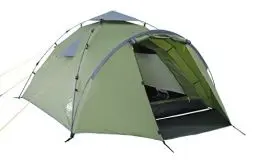 Produktbild: Lumaland Pop Up Zelt | 3-4 Personen Familienzelt | Wurfzelt Innenmaße 210x210x120 cm | Wasserdicht & Windfest | Ideal als Camping, Festival & Reise Zelt | Ultraleicht & Robust (Grün)