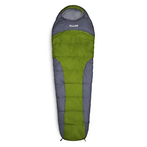 Produktbild: Lumaland Where Tomorrow Schlafsack Mumienschlafsack 230 x 80 cm - inkl. Packsack - 50 x 25 cm gepackt -für Outdoor Camping, Wandern, Backpacking - Hellgrün