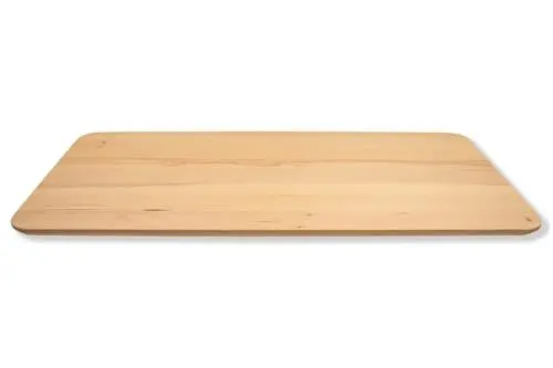 Produktbild: LUMBERLAND Tischplatte Schreibtischplatte Kernbuche Massivholz Schweizer Kante (160 x 80 cm)