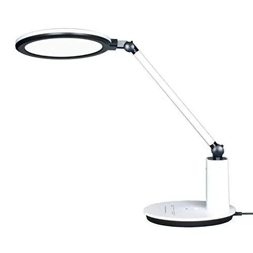 Produktbild: Lumeno LED Tischleuchte blendfrei mit sehr geringem Blauanteil, automatisch dimmbar mit Timer (30 Sekunden und 45 Minuten) Helligkeit passt sich automatisch den Lichtverhältnissen im Raum an