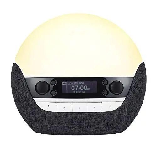Produktbild: Lumie Bodyclock Luxe 750DAB - Lichtwecker, DAB-Radio, Bluetooth Lautsprecher & Wenig Blaulicht für Schlafenszeit