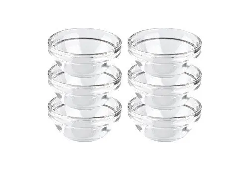Produktbild: Luminarc, Serie Empilable, Schüssel 7,5 cm, im 6-er Set, stapelbare Obstschalen, Glas in zeitlosem Design, Durchsichtig