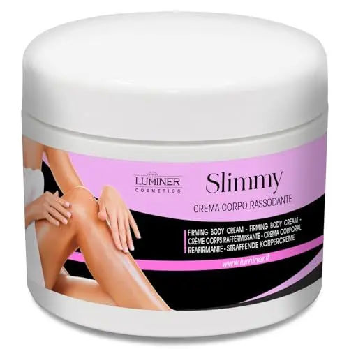 Produktbild: LUMINER® Anti-Cellulite-Creme, 500 ml, Intensivbehandlung für Beine, Po und Bauch, hergestellt in Italien, straffende Körpercreme mit Koffein und Vitamin E für eine straffere und kompaktere Haut