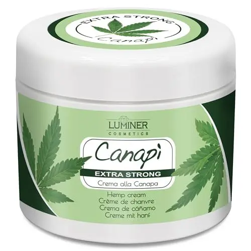 Produktbild: LUMINER Hanfsamenöl-Gel, natürliche Formel mit Hanfsamenöl-Extrakten, Teufelskralle und Arnica Montan (200 ml)