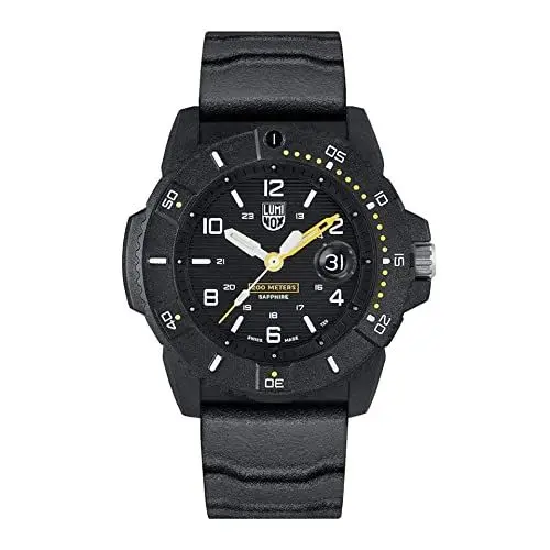 Produktbild: Luminox Navy Seal XS.3601 Herrenuhr 45mm - Taucheruhr in Schwarz mit Datumsanzeige 200m wasserdicht Saphirglas