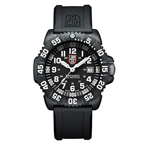 Produktbild: Luminox Original Navy Seal XS.3051.F Herrenuhr 44mm - Taucheruhr in Schwarz mit Datumsanzeige 200m wasserdicht