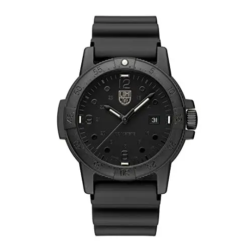 Produktbild: Luminox - G Kollektion Sea Bass Carbonox - Herren Uhr - 44mm - X2.2001.BO - Taucheruhr mit Datumsanzeige - Schwarzes Gehäuse - Armband - Zifferblatt - Ziffern - 100m - Herrenuhr - Aus der Schweiz