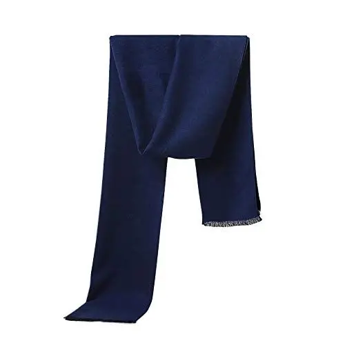 Produktbild: LumiSyne Warmer Wollschal Für Herren Winter Geschäft Lässiger Sstil Klassischer Unifarben Schal Einfarbige Schal Weiche Kaschmir Langer Schal Mit Quaste