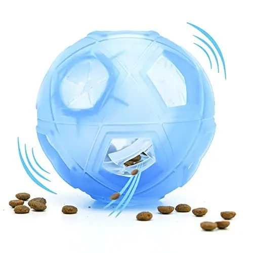 Produktbild: LumoLeaf Hundespielzeug Intelligenz, Futterball für Hunde Ø 13cm mit Einstellbarer Schwierigkeiten, Snack Ball Leckerliball Futterspielzeug für Kleine bis Mittlere Hunde