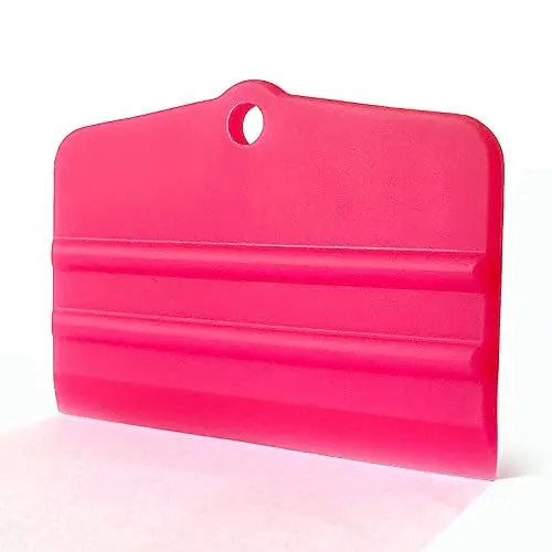 Produktbild: Lunbengo 11 x 7,5 cm Silikonabzieher für Küchenspüle, Spiegel, Duschtür, Fenster, Tönungsfolien-Abzieher für Auto-Vinylfolie, Glas-/Lackfolienanwendung, 1 Stück