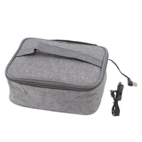 Produktbild: Lunchbox Tasche USB Oxford Tuch Material Beheizte Lunchbox für Büro Reise Fitnessstudio Tragbarer Ofen USB Heizung Isolierung Lunchbox Tasche Outdoor Lunch Isoliertasche