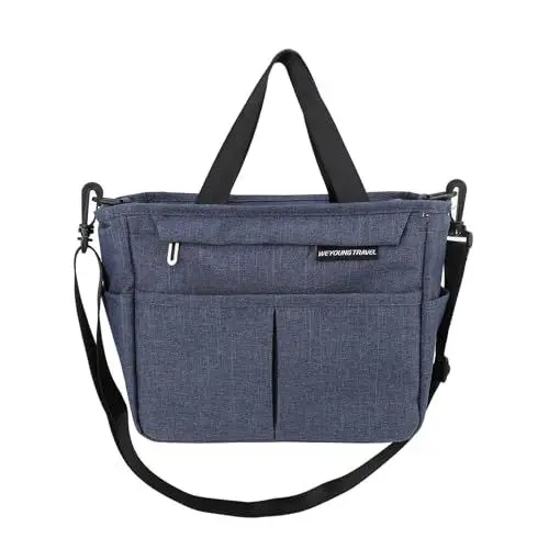 Produktbild: Lunchtasche, 7 L, Isolierte Lunchtasche mit Großem Fassungsvermögen, mit Aluminiumfolie Isolierte, Wasserdichte Lunchbox-Tasche, für Büro- und Outdoor-Aktivitäten(Dunkelblau)