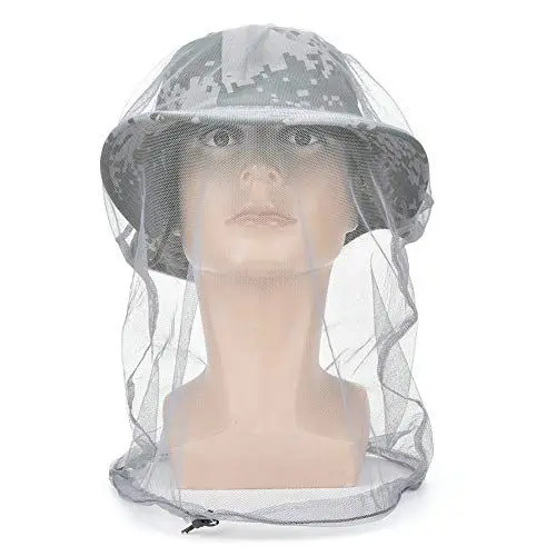 Produktbild: Luocute 5-teiliges Premium-Kopfnetz, Gesichtsnetz mit Extra Feinen Löchern, Mückenhut-Maske, Kopfbedeckung für Camping, Wandern, Angeln, Klettern, Schutz vor Bienenmücken, Atmungsaktiver