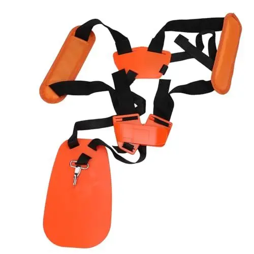 Produktbild: Luocute Verstellbarer Trimmer-Schultergurt, Nylon-Doppelgurt für Robuste Gartengeräte, Verbreiterter, Verdickter Komfortgurt, Kompatibel mit Mehreren Trimmer-Modellen, Gleichmäßige