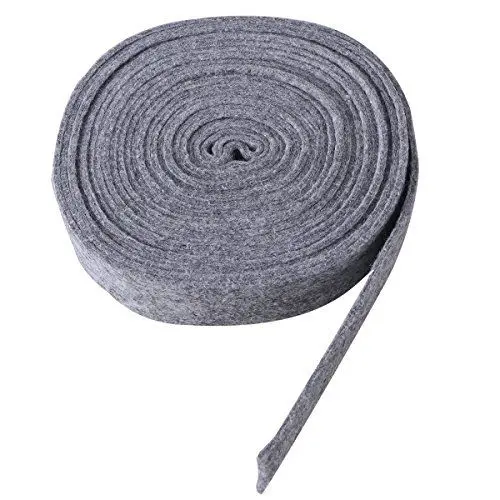 Produktbild: LUOEM Filzband Bastelfilz für DIY Handwerk Patchwork Weihnachten Hochzeit Dekoration Basteln 5 x 500cm (Grau)