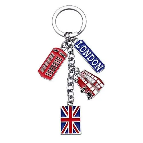 Produktbild: LUOEM UK Flagge Metall Schlüsselanhänger Souvenir Schlüsselanhänger Union Jack Schlüsselanhänger Auto Schlüsselanhänger Tasche Charms