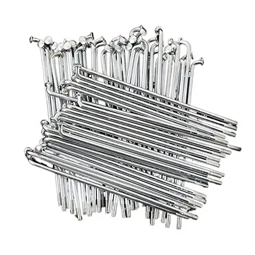 Produktbild: LUOKEKE Fahrradspeichen Elektrofahrrad 10G Durchmesser 3,0 mm Länge 50-300 mm Speichen Fahrradspeichen Schwarz(145mm)