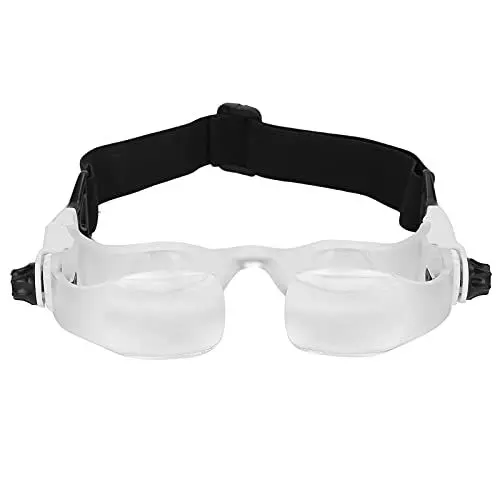 Produktbild: Lupenbrille Für Brillenträger, Brillenlupe, Lupe Leselupe Tätowier-Lupe mit Telefonhalterung Stirnband Aufbewahrungsbox zum Lesen Brille Mit Augen Brille Mit Lupe (270 bis 450 mm)