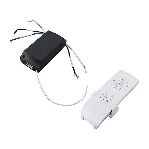 Produktbild: Luqeeg Decken Ventilator Fernbedienung Kit, Ferngespräch, Timing-Funktion, Ersetzen Alte oder Beschädigte Fernbedienungen, Universal Design, Langlebiges Material, Arbeitet mit 85-240V
