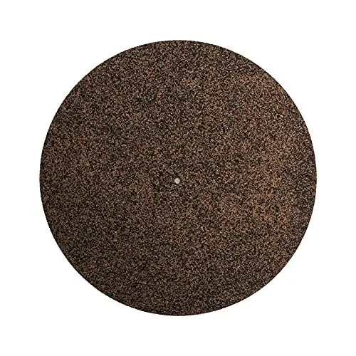 Produktbild: Luqeeg Kork-Plattenspieler-Matte für -LP-Plattenspieler, 3 Mm Dick, Antistatische Slipmat für High-Fidelity-Audiophile, Reduziert Geräusche und Bessere Klangunterstützung