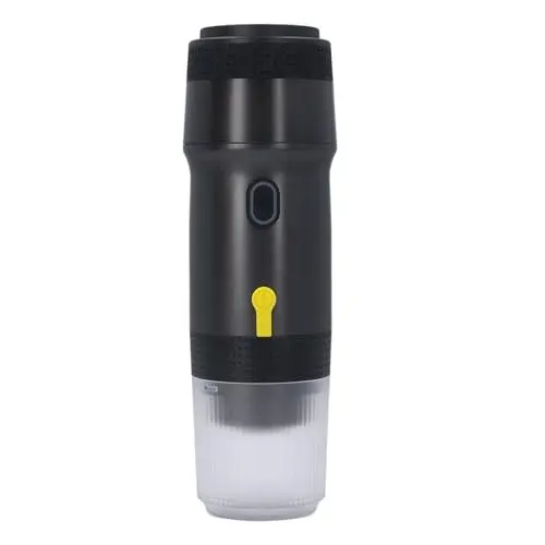 Produktbild: Luqeeg Tragbare Kaffeemaschine, 3 in 1 20Bar Elektrische Kaffeemaschine Kabellose Espresso-Kaffeemaschine mit Heizung Automatische Kapsel-Kaffeemaschine für Outdoor Reisen Zuhause Büro
