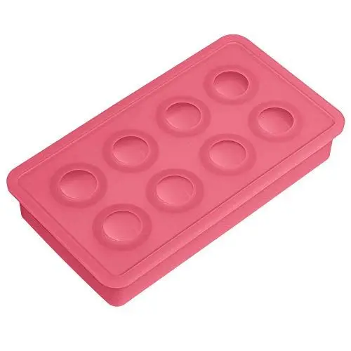 Produktbild: Lurch 10428 Eisbereiter aus BPA-freiem Platin Silikon für 8 Eiskugeln in der Größe 3 cm