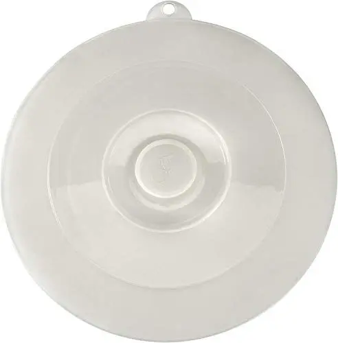 Produktbild: Lurch 220605 Universaldeckel für Töpfe, Pfannen und Schüsseln aus 100% BPA-freiem Platin Silikon, Temperatur unempfindlich, transparent, ø 27,5 cm