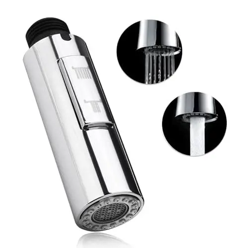 Produktbild: LURNODY Brausekopf Küchenarmatur Zwei Modelle, Wasserhahn-Adapter Gewindedurchmesser 20MM/G1/2, Wasserhahn Küche Eignet Sich Zum Austausch Von Herausziehbaren Armaturen In Küchenspülen Und Waschbecken