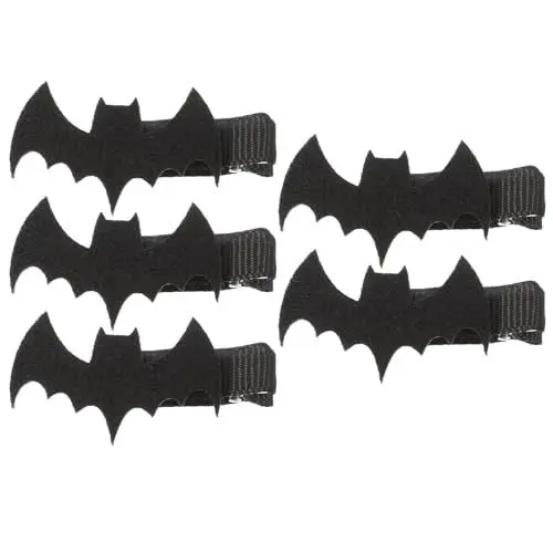 Produktbild: LURROSE 5pcs Halloween Haarspangen Fledermaus Ente Rechnung Clips Mädchen Haarschmuck