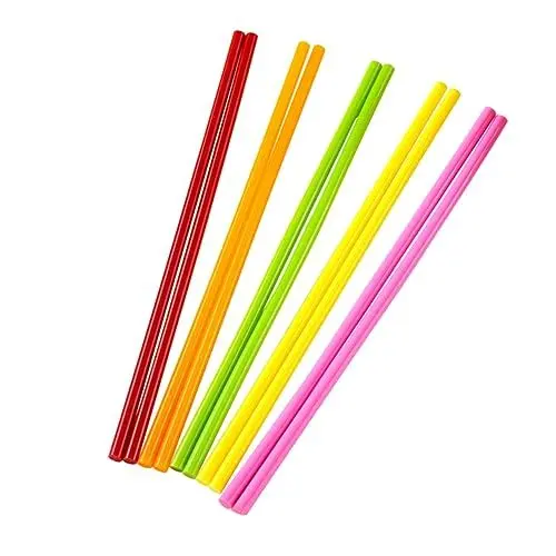 Produktbild: Lurrose 100stücke Heißklebesticks Bunte Schnellschmelzende Klebesticks Für Heißklebepistolen Für Bastelprojekte Reparaturen Und Dekorationen Geruchsneutral Und Hohe Haftung