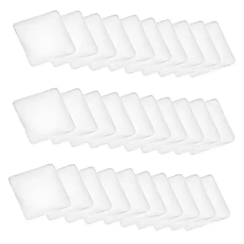 Produktbild: Lurrose 100St Zeit-Edelstein-Patch 25 mm quadratische Glascabochons Foto edelsteine glassteine schmuck bastelsachen klarer Patch für Handwerk Glasfleck Keramikfliesen Kunsthandwerk