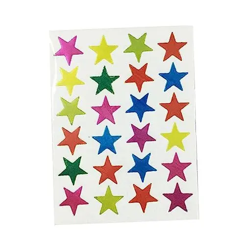Produktbild: Lurrose 100St goldene Aufkleber Stern Aufkleber für Aufkleber für Kinder Motivationsaufkleber kinderzimmerdeko room decoration kindersticker adventsgeschenke kinder Hölzern