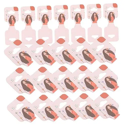 Produktbild: Lurrose 100st Schmuckkarten Aus Papier Verpackungszubehör Für Halsketten Schmuckverpackungskarten Ohrsteckerhalter Selber Machen Ohrringhalterkarten Ohrringkarte Empfindlich Ohrringclip