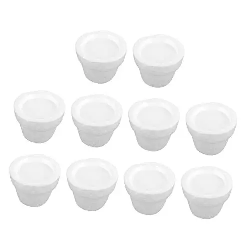 Produktbild: Lurrose 10stücke Einfache DIY Blumentöpfe Graffiti Töpfe Für Kindergarten DIY Blumentöpfe Und Halter Für Junge Mädchen