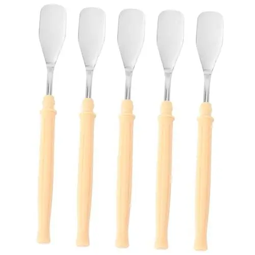 Produktbild: Lurrose 10 Stk Kunstspachtel Spachtel für Acrylfarbe Farbmischzubehör Spachtel Malwerkzeug schiebeschalter spatel raclette Professioneller Malerschaber Spachtel Werkzeuge Plastik