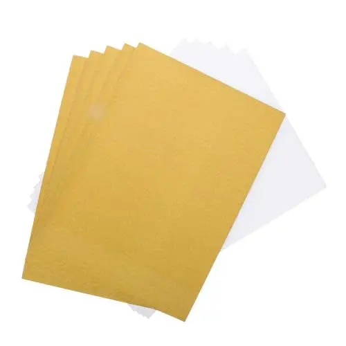Produktbild: Lurrose A4 Glitzerpapier Funkelndes Bastelpapier Für DIY Projekte 5 Gold & 5 Ideal Für Scrapbooking Und Kreative Gestaltung