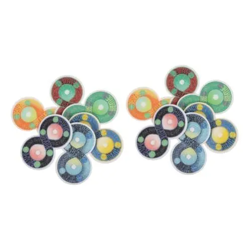 Produktbild: Lurrose 12 Stk Dekompressionswerkzeug Stilvoller Papieraufkleber Sensorische Aufkleber beruhigungsmittel dekorative sticker strukturierte ruhige Aufkleber beruhigende Aufkleber